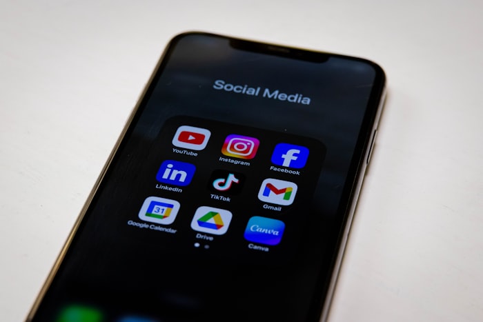 Google Gmail YouTube and Google apps on smartphone